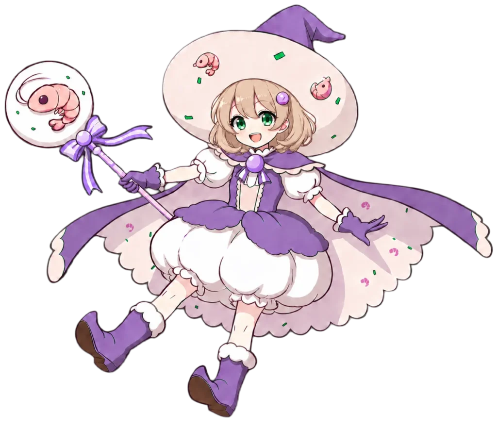 魔女っ娘しふるちゃん（パープル）